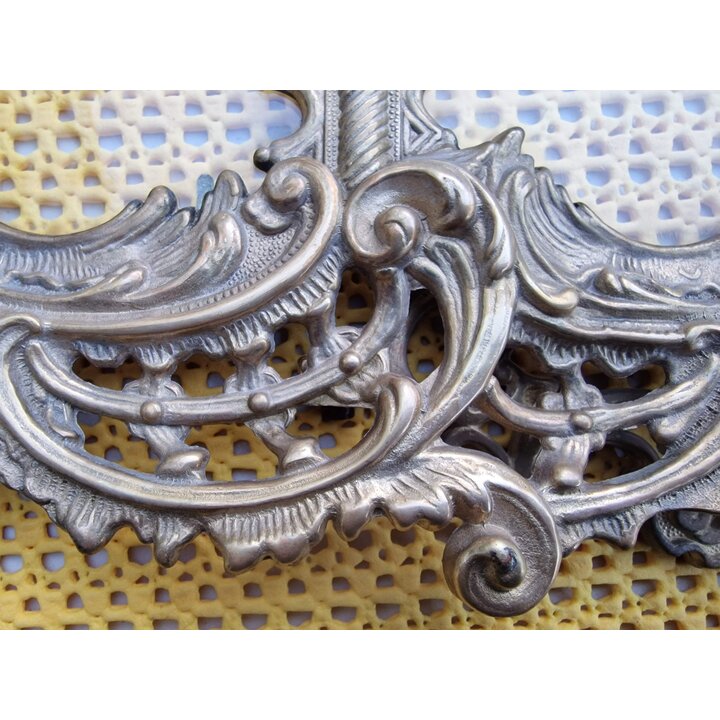 Cornice Doppia Antica in Bronzo - Stile Neorococò - c. 1920