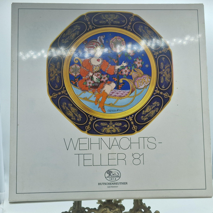 Piatti di Natale Vintage Hutschenreuther Ole Winther - Porcellana Fine Edizione Limitata (Prezzo per Unità)