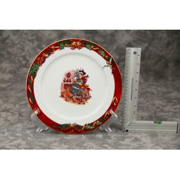 Disney Fyrklövern Sammlerteller Weihnachten von Stefan Lindahl 27 cm