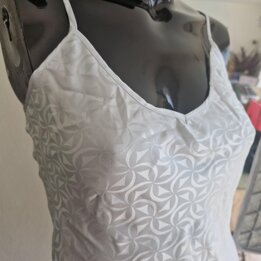 Винтажный комплект белья из натурального шелка 80-х годов Globus Lingerie, жаккардовая майка и шорты голубого цвета, размер S