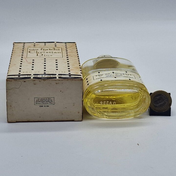 ヴィンテージ香水 オードトワレ 稀少コレクター向けフレグランス - クリスチャンディオール オーフレッシュ 112ml ボトル オリジナル箱付き - 1970年代 1980年代の名作フランス香水