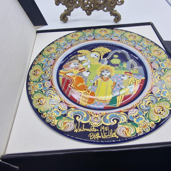 Plato de Navidad Rosenthal Bjørn Wiinblad