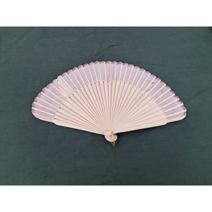 Ventaglio spagnolo dipinto a mano in legno e cotone, Ventaglio pieghevole per matrimonio flamenco accessorio estate, Abanico, 23