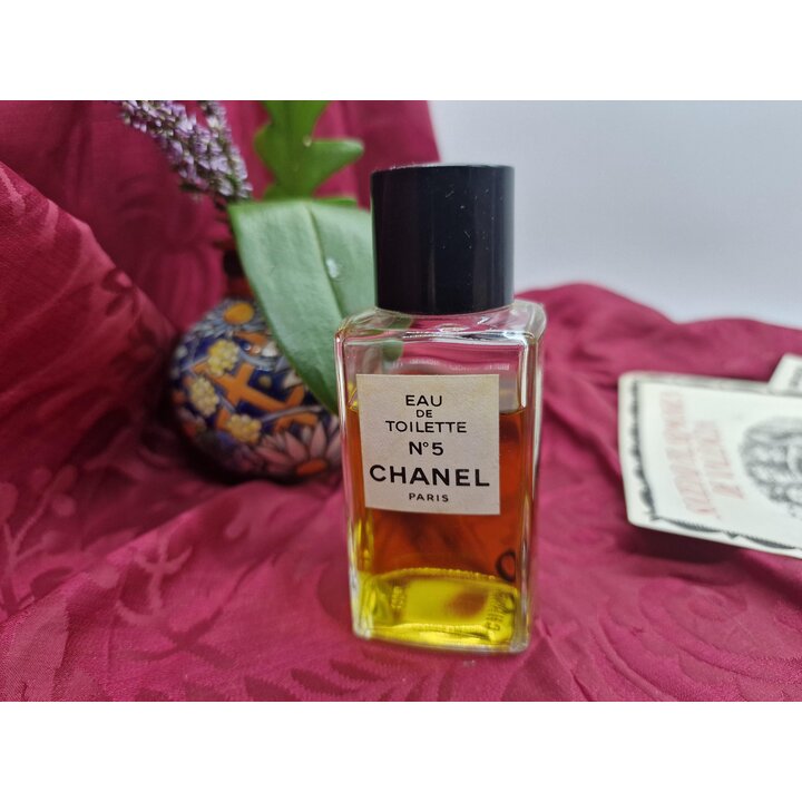 Perfumy Zapach, Chanel No 5 Eau de Toilette Vintage Butelka Splash, Kolekcjonerski 100ml 3.4 oz, Paryz Francja Lata 1980, Bez Pu