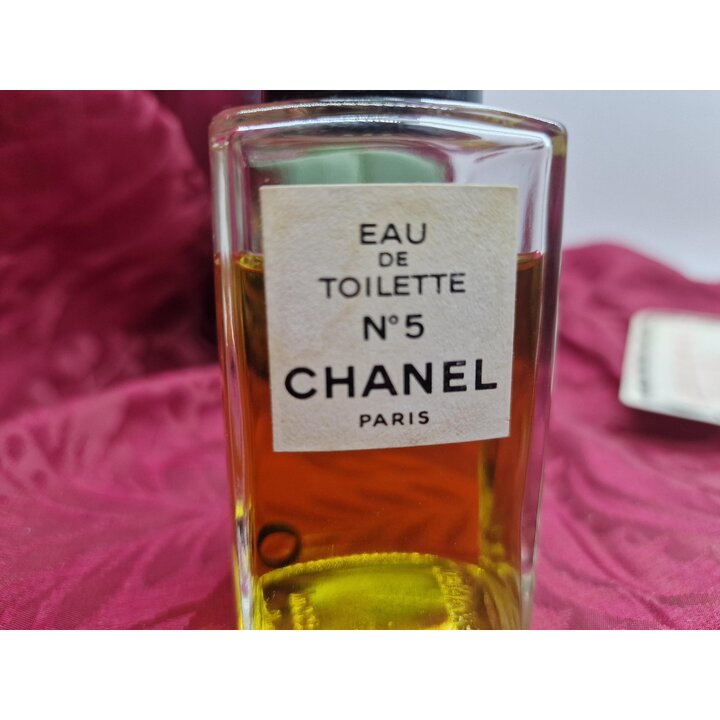 Perfume Fragrancia, Chanel No 5 Eau de Toilette Vintage Frasco Splash, Colecionavel 100ml 3.4 oz, Paris Franca 1980, Sem Caixa