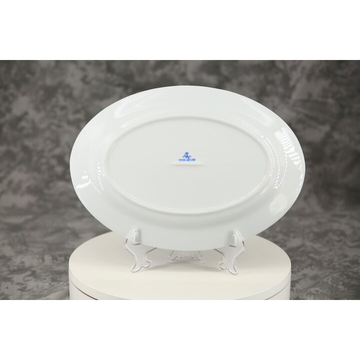 ビスタアレグレ 磁器製ティーセット トレー付き 青い花柄 ポルトガル製 洋食器 7点セット 1980年代ヴィンテージ 極美品 コバルトブルー