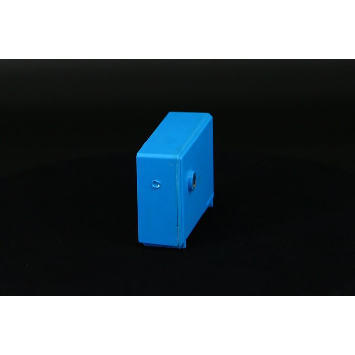 ヴィンテージ ミニテレビ型スライドビューアー, 1960年代 レトロ おもちゃ スペイン タバルカ島 お土産, 青 プラスチック ミニチュア, キャビネット装飾