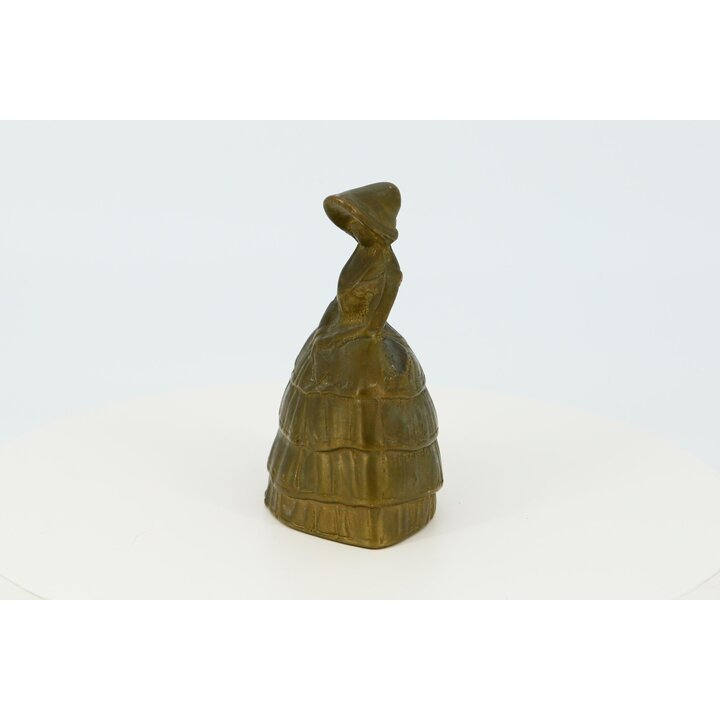 Sino de Mesa Lady Bell Vintage em Bronze - Estilo Vitoriano