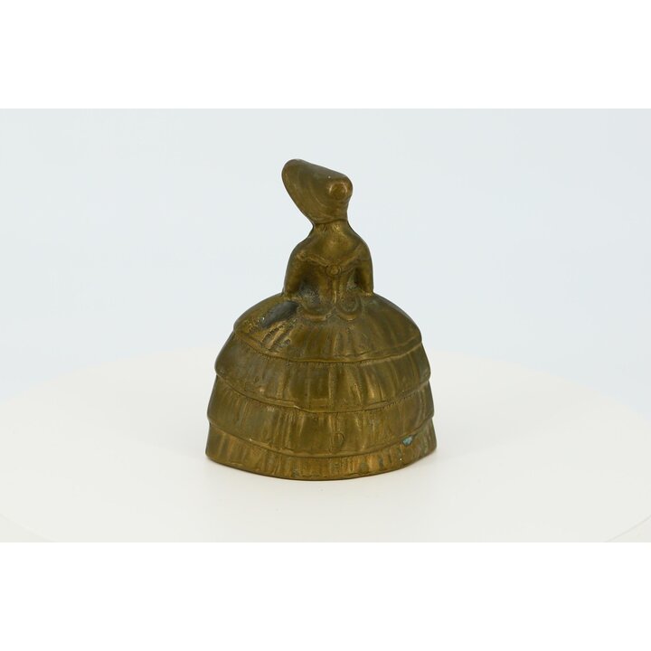 Sino de Mesa Lady Bell Vintage em Bronze - Estilo Vitoriano