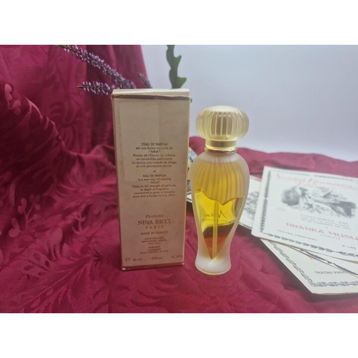 Perfume Nina Ricci Nina 1987 Eau de Parfum 30ml Vaporizador Vintage com Caixa Original