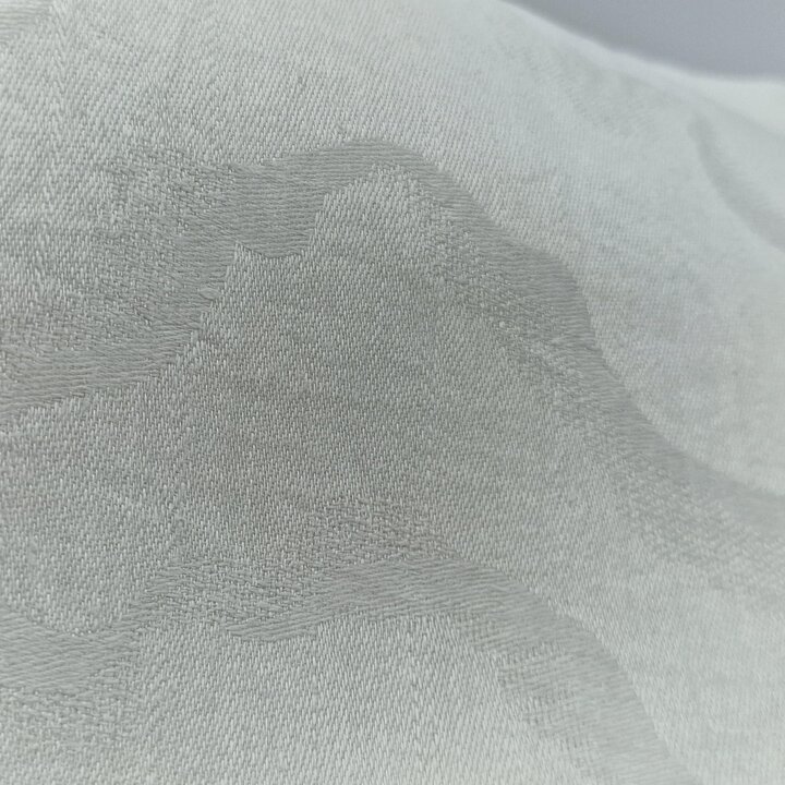 Toalha de Linho Jacquard Antiga com Bordado Amparo e Renda