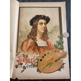 Antyczna Chromolitografia Rafael Urbino Felipe Gonzalez Rojas Madryt 1890