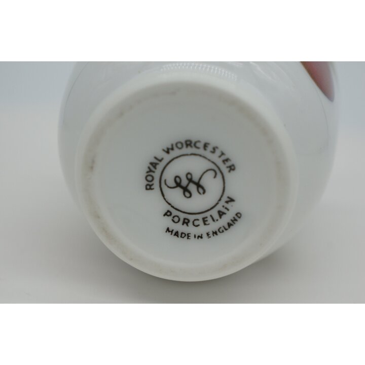 Коддлер для яиц и блюдо Royal Worcester Evesham King Size, винтажный английский фарфор, декор с фруктами и позолотой, 1970-е