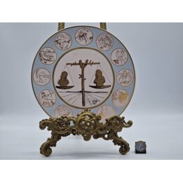 Piatto Salvador Dalí Bilancia - Segni Zodiacali 1991