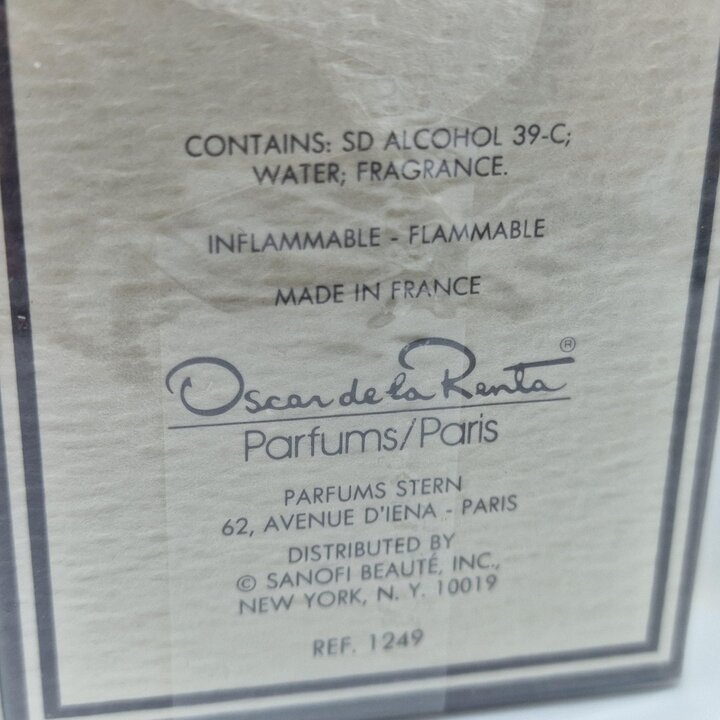 Винтажные Духи Oscar de la Renta Eau de Toilette 30мл EDT Спрей, Редкий Коллекционный Аромат 1990х, Формула Stern Sanofi Beauté 
