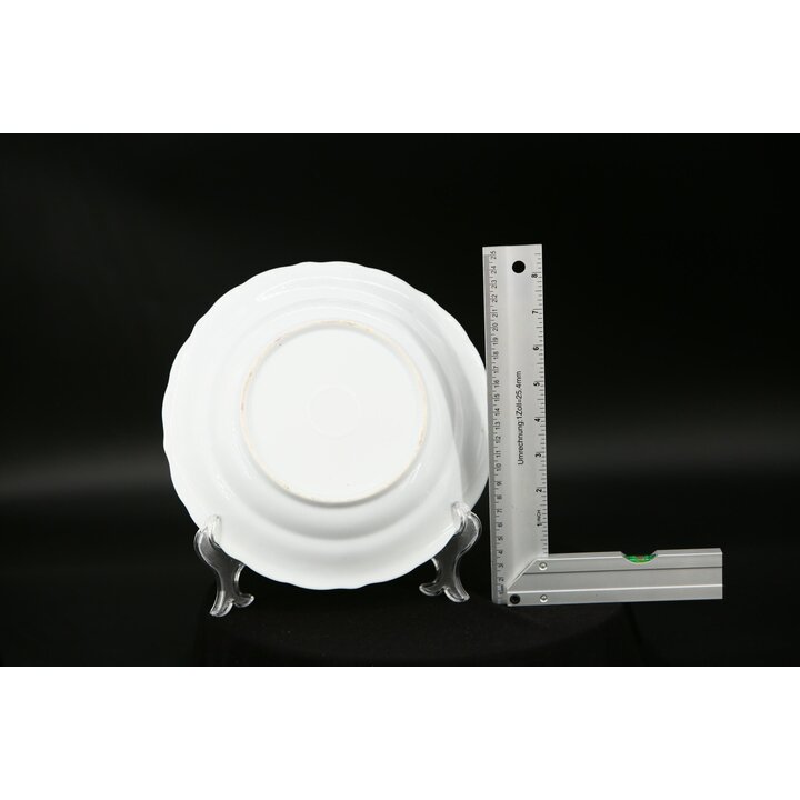 Assiette commémorative allemande en porcelaine et or, Von meiner Pathe, vers 1930-1950