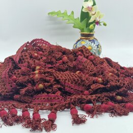Galon de Passementerie Ancien, Frange en Soie Victorienne du XIXe Siècle avec Moules en Bois, Vente au Mètre, Textile de Restaur