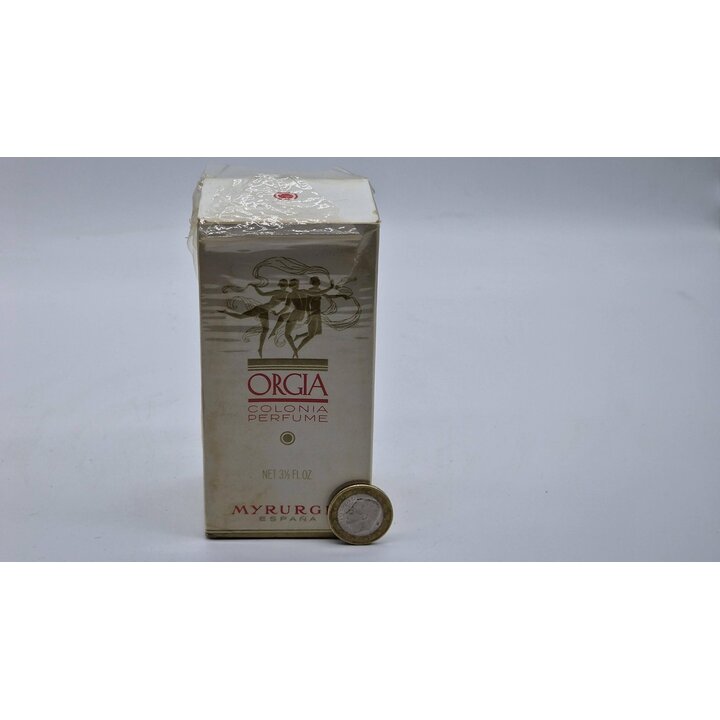 Винтажные Духи Одеколон Orgia Myrurgia Barcelona 100 мл, Испания Аромат 1980-х Коллекция, Восточный Цветочный в Оригинальной Кор