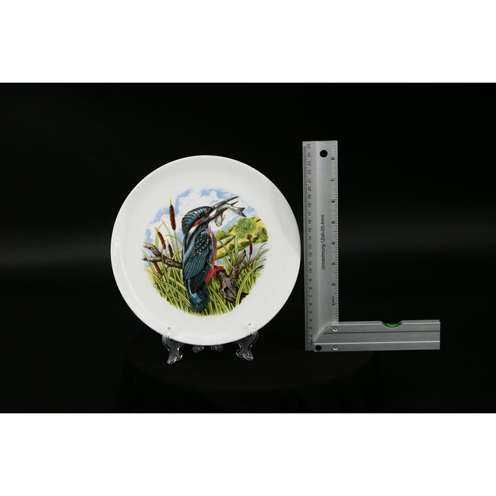 Vintage Hammersley Bone China Decorative Plate, Kingfisher, England, 22.5 cm