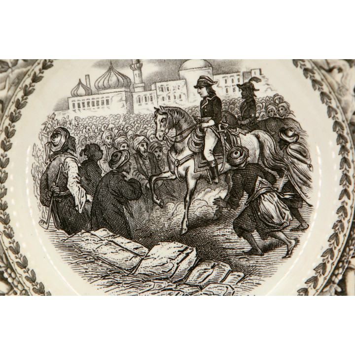 Antiker Napoleon Teller 1920er Société Céramique Maastricht