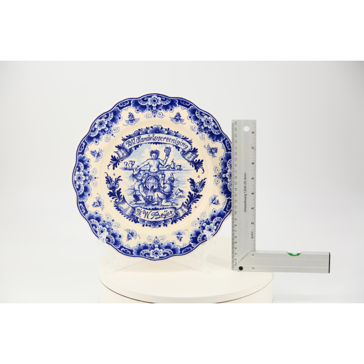 Prato comemorativo vintage Delft Blauw 28cm