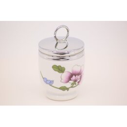Kieliszek do Jajek Coddler Royal Worcester, Angielska Porcelana, Motyw Botaniczny Kwiatowy, Rozmiar Pojedynczy, Vintage Lata 80