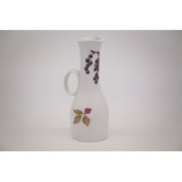 Royal Worcester Evesham Vintage Porcelain Oil Cruet Pitcher, Small Jug without Stopper, English Tableware 1980s, 15.5cm