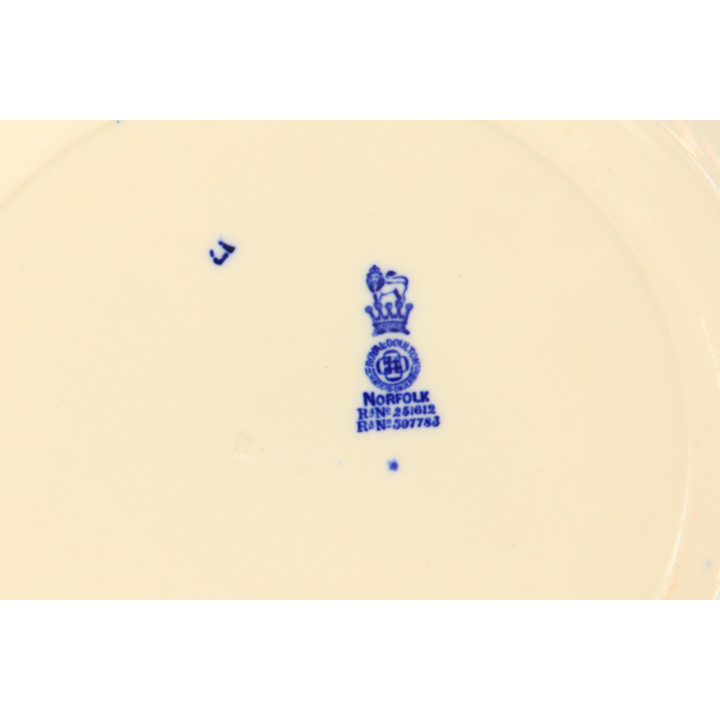Assiette Ancienne Royal Doulton Norfolk (1912)