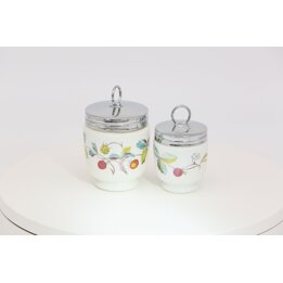 Coquetiers Coddlers en Porcelaine, Royal Worcester Wild Harvest Duo, Taille Standard et King Size, Vaisselle Anglaise Vintage 19
