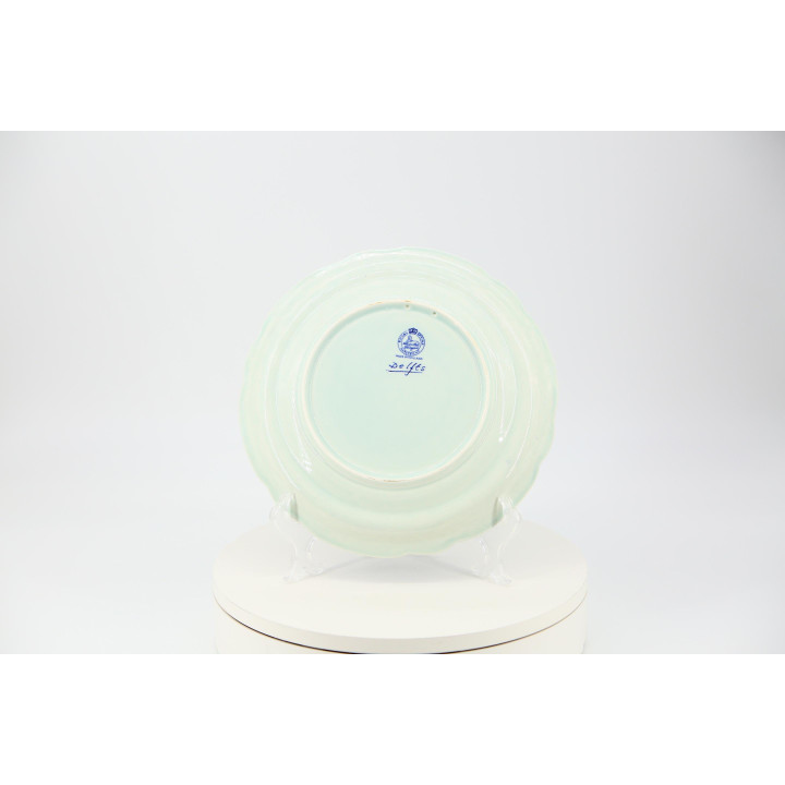 Royal Sphinx Maastricht Wandteller Delfts Blauw 1950er
