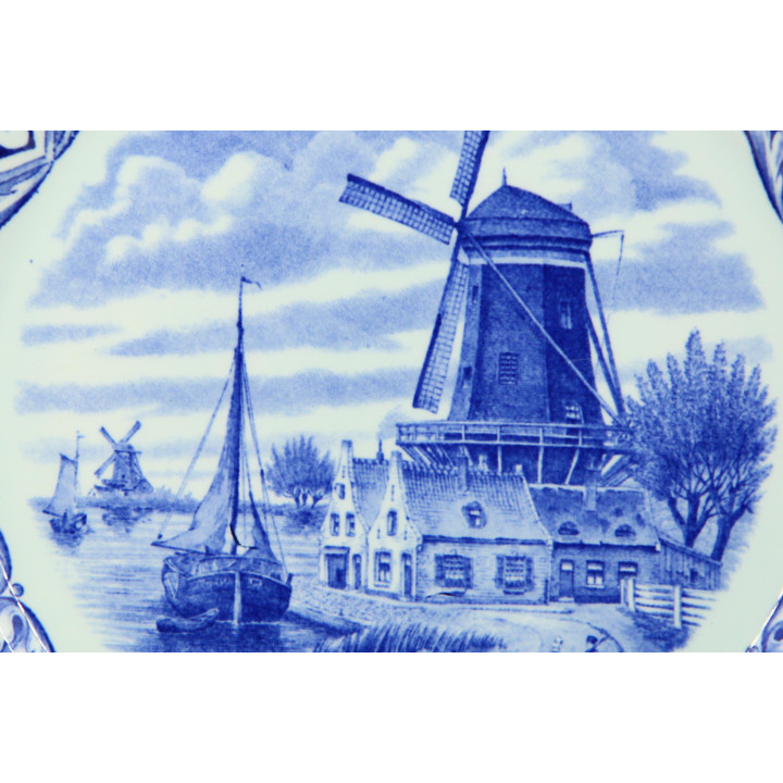 Assiette Royal Sphinx Maastricht Delft Blue 1950