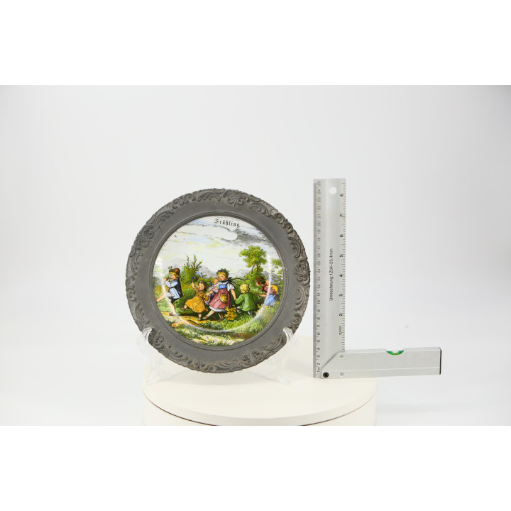 Piatto Seltmann Weiden "Primavera" - Porcellana e Peltro