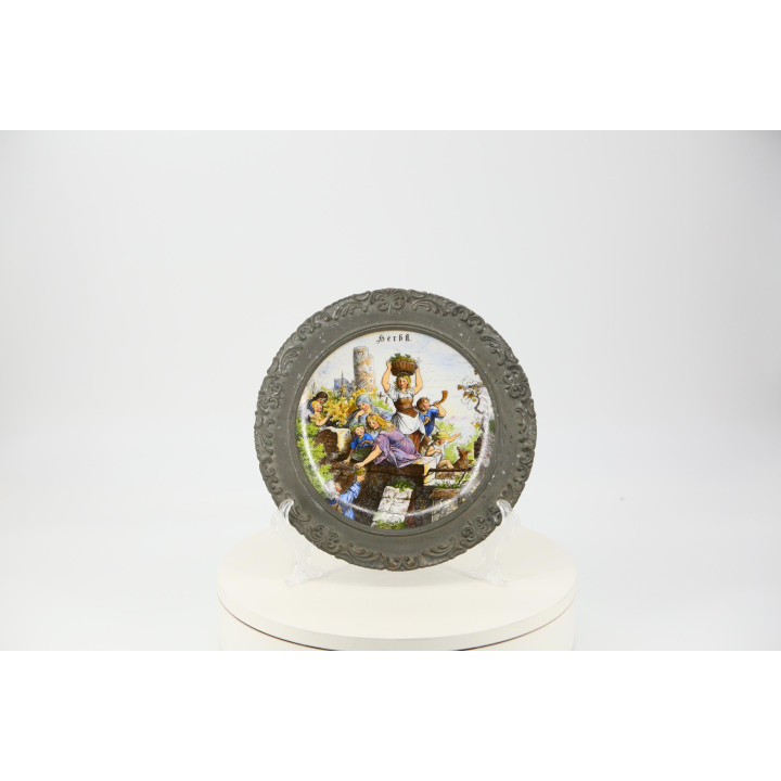 Prato Seltmann Weiden Herbst Porcelana e Estanho 1970