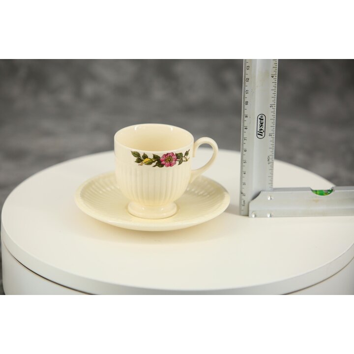 Кофейные Пары Набор - Wedgwood Edme Wildbriar - 3 Кофейные Пары 100 мл - Английский Фаянс Винтаж 1960-е