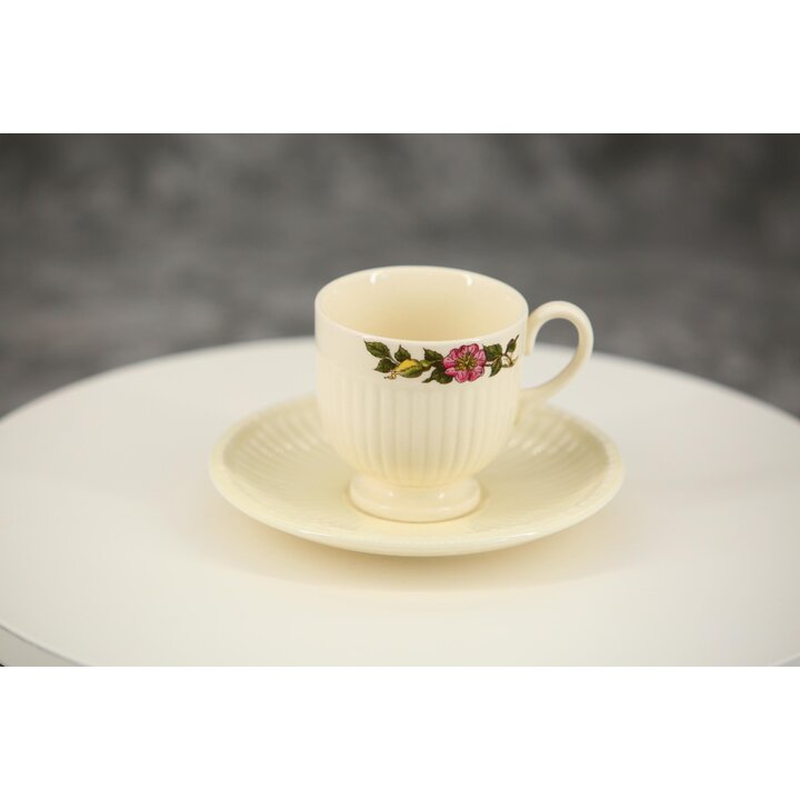 Кофейные Пары Набор - Wedgwood Edme Wildbriar - 3 Кофейные Пары 100 мл - Английский Фаянс Винтаж 1960-е