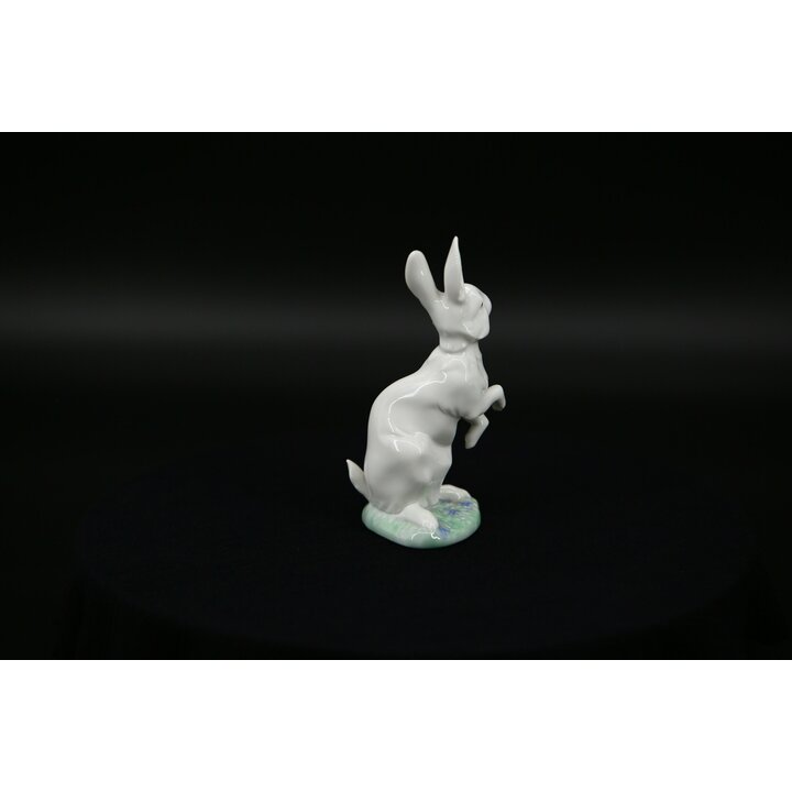 Фарфоровая фигурка кролика Lladro 05886, Внимательный заяц Хосе Луис Альварес, Глянцевый винтаж 1992 Коллекция