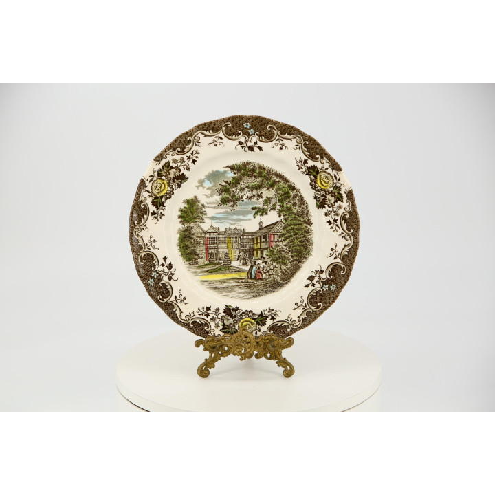 Johnson Brothers Romantic England Bramall Hall Plate
