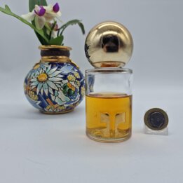 Vintage Courrèges Empreinte Eau de Toilette 50 ml Perfume, Partial Bottle 60% Full, 1970s Collectible