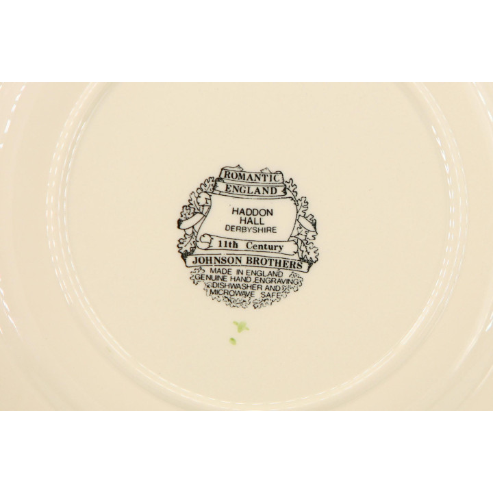 Talerz Johnson Brothers Romantic England Haddon Hall Vintage