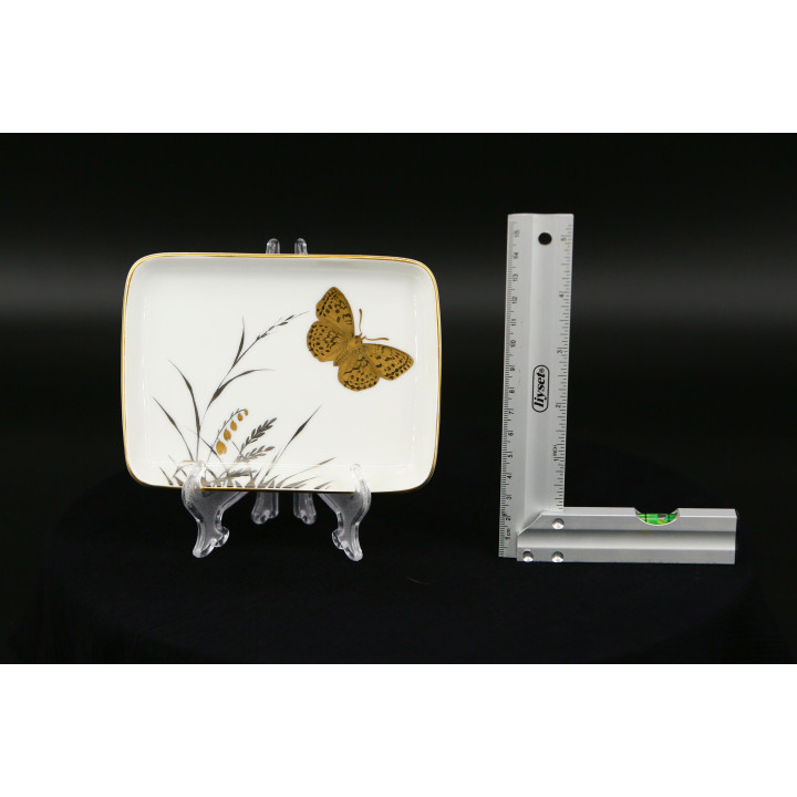 Piatto Decorativo Rosenthal Handmalerei München - Farfalla