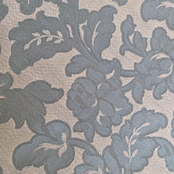 Tagli di Tessuto Jacquard Vintage, Damascato Seta Cotone Viscosa, Cucito Mid Century, 60x120 cm e 30x150 cm, Restauro