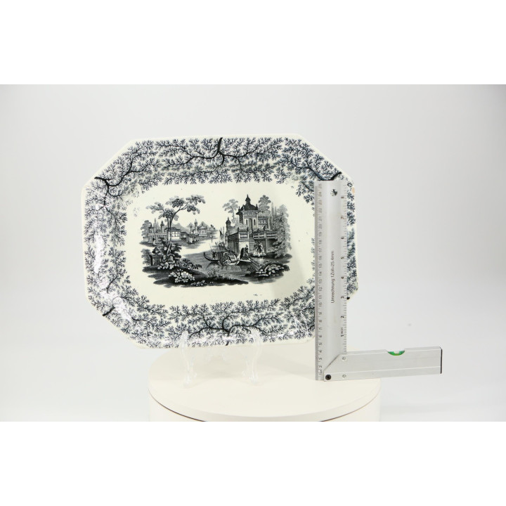 Plat Ancien Pickman La Cartuja de Sevilla XIXe