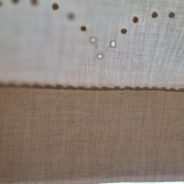 Ensemble de linge de lit: coton, Années 1950, MC, Drap, Taie de traversin