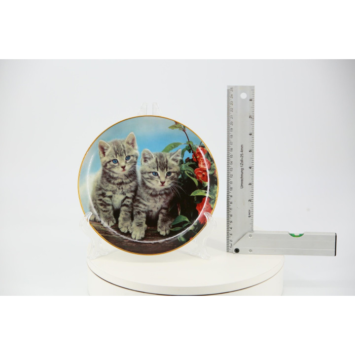 EXTEC EDITION Verzamelbord 'Katten', Duitsland 1980