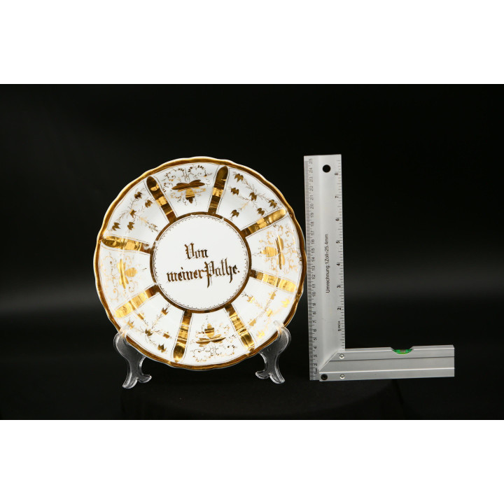 ドイツ製磁器記念皿 1930-1950年