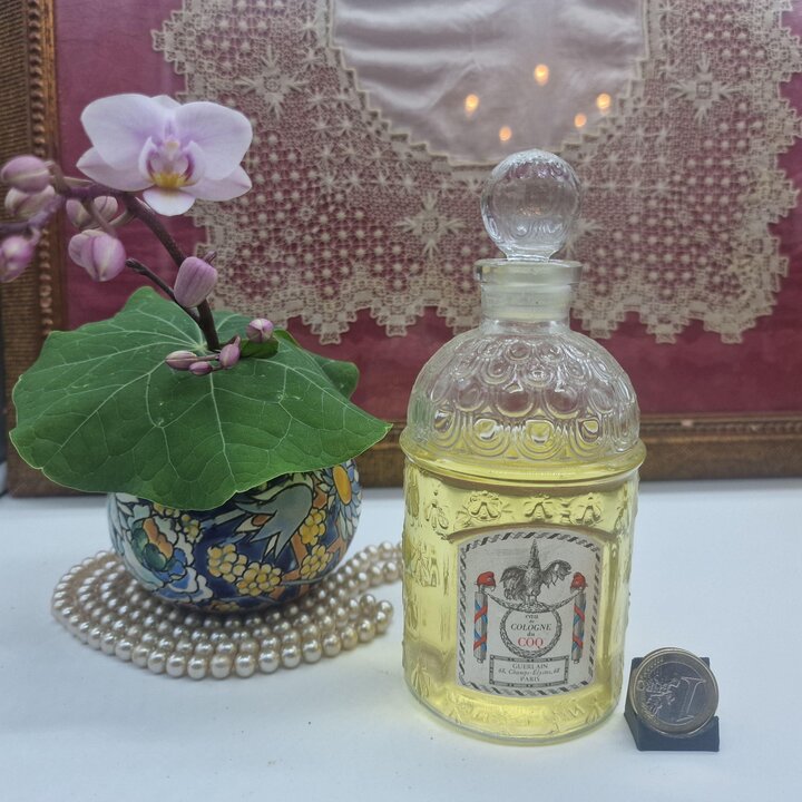 Винтажные духи Guerlain Eau de Cologne du Coq флакон Пчелы Flacon Abeilles 250 мл 1960-е годы Коллекционный флакон