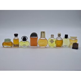 Vintage Perfume Miniatures, Collectible Fragrances, Estee Lauder, Balmain, KL Lagerfeld, Loewe, Valentino, EdT Extrait, 1950s-19