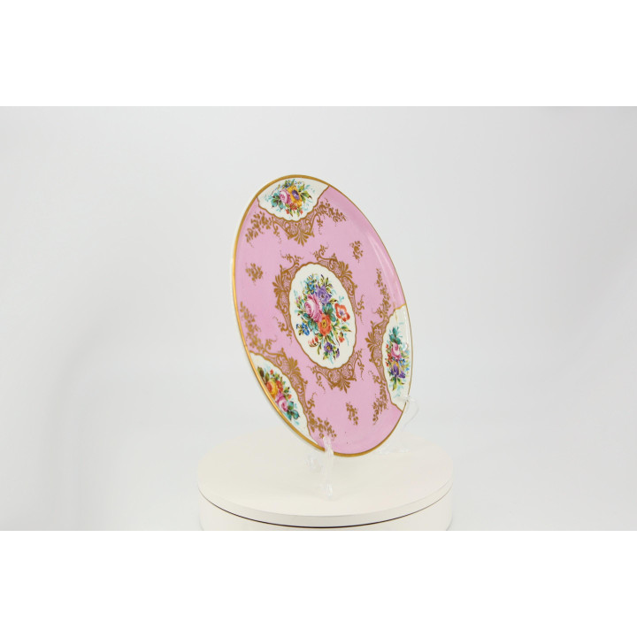 Plato de Porcelana Estilo Sèvres S. XIX - 32cm