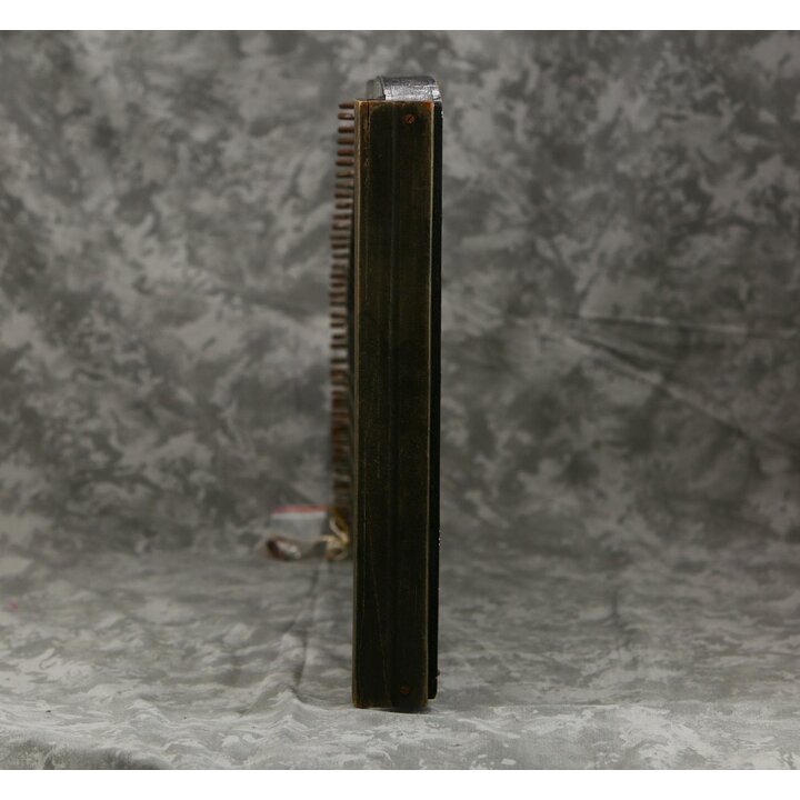 Antique German Chord Zither, Harp Guitar Zither with Rose Decal, Stringed Folk Instrument, Markneukirchen Style, Circa 1900