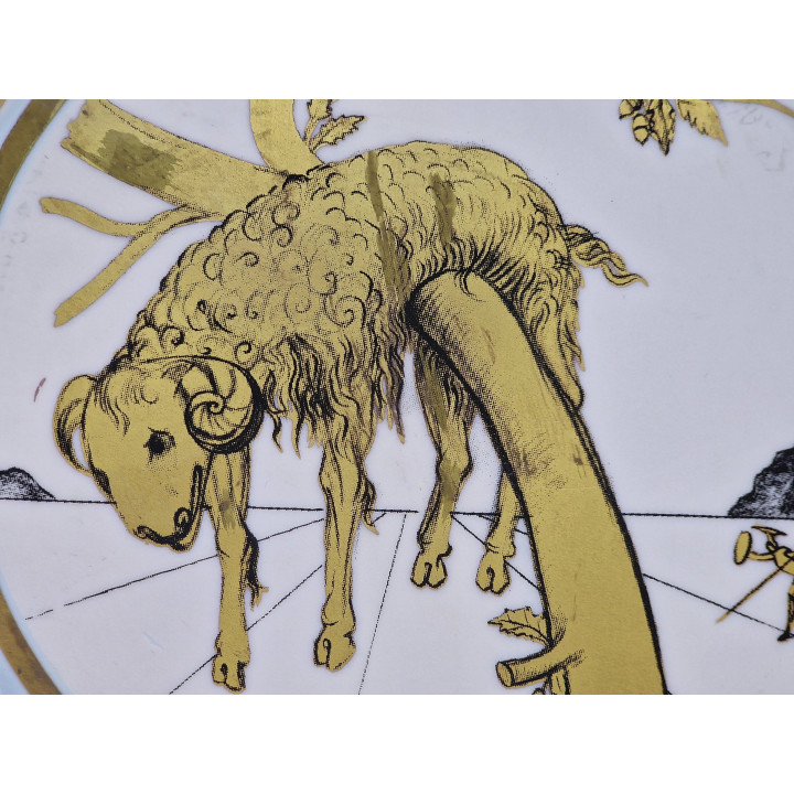 Plato Porcelana Salvador Dalí "Aries" - Edición Limitada 1991
